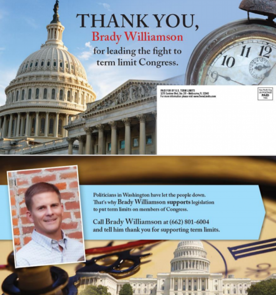 Thank you for signing the Term Limits pledge mailer